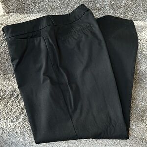 Dockers Black Metro Midrise Cotton Trousers, Sz 14S
